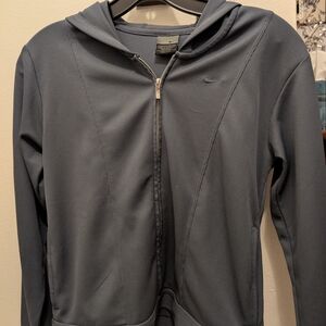 Steel Blue Zip-Up Hoodie - Nike